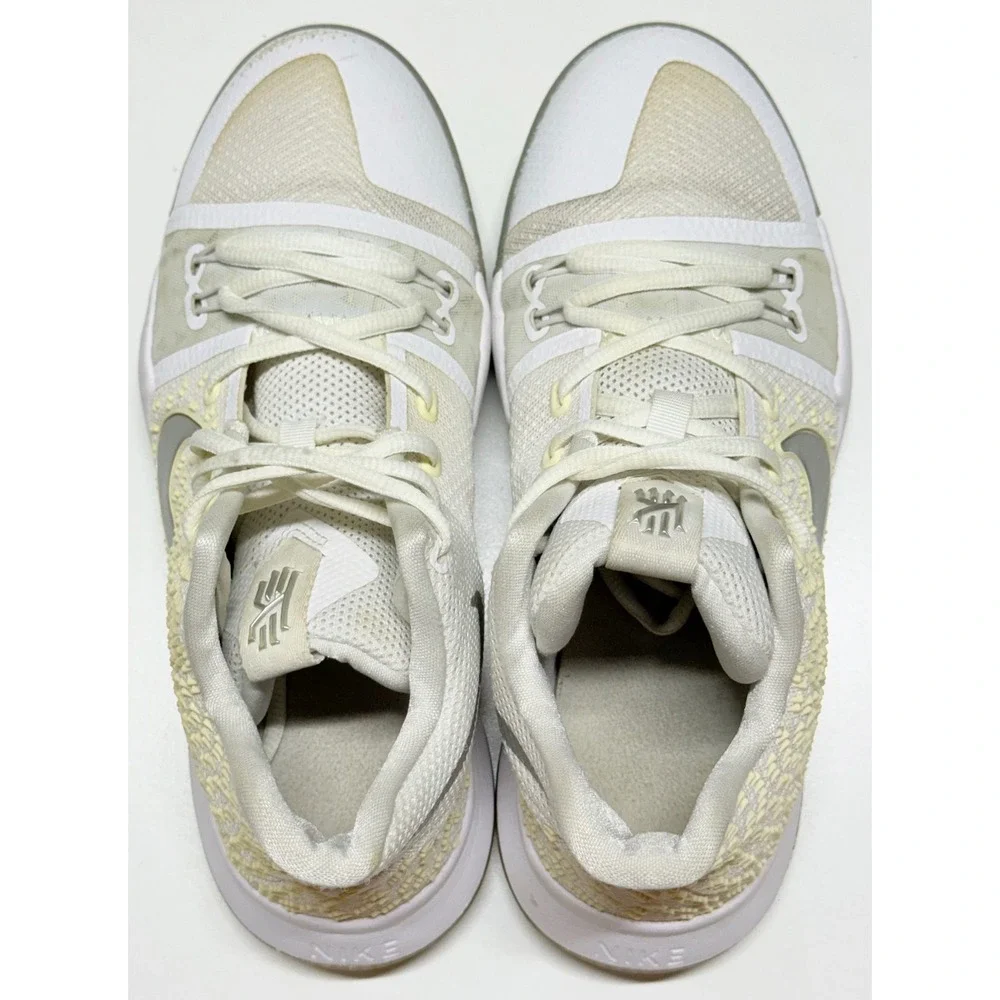 Nike Kyrie 3 Ivory Pale Grey Sail Basketball Shoes 859466-103 Mens 7Y Womens 8.5